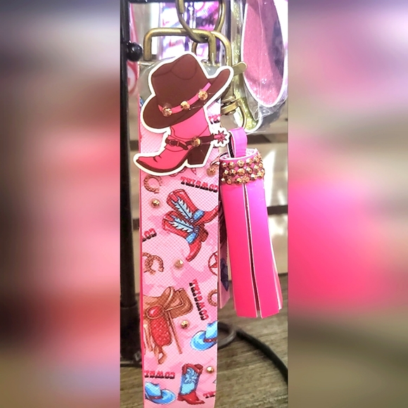 Pink Western Pink Key Fob Wristlet 🎉2/$30🎉 - Picture 5 of 6